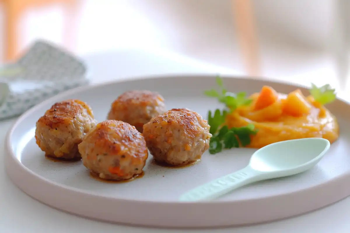 Can my 7-month-old eat meatballs