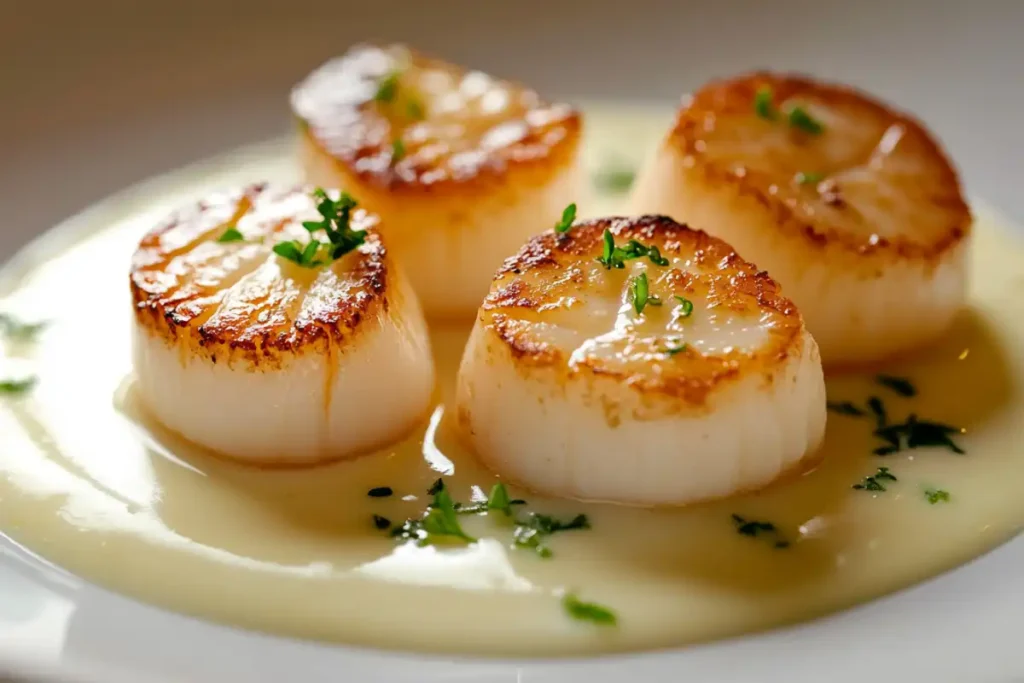 What is the best cooking method for scallops?